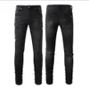 2023 Najlepsze nowe dżinsy mody chude proste szczupły dżins elastyczne motocyklowe motocyklowe motocyklowe dżinsowe spodnie klasyczne spodnie Jeans8q5