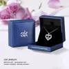 CDE Forever Love Heart Pendant Necklaces for Women 925 Sterling Silver with Birthstone Zirconia, Jewelry Gift for Women Mom Girlfriend Girls Her D43249