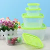 Lunchboxen 5 Stuks Sets Plastic Lunchbox Draagbare Kom Voedsel Container Lunchbox Milieuvriendelijke Voedsel Opbergdozen Keuken Seal Box 230729