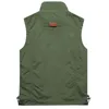 Men's Vests FGKKS Men Mesh Vest Multi Pocket Quick Dry Sleeveless Jacket Reporter Loose Outdoor Casual Thin Fishing Vests Waistcoat Male 230728