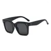 Sunglasses In Square Anti-blue Light Glasses Women Men 2023 High Quality Computer Oversized Aesthetic Rivet Uv400