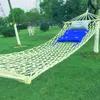 Lägermöbler Portable Camping Hammock Mesh Net Travel Hanging Sleeping Bed Swing Chair Hamaca For Garden Beach Yard