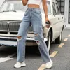 Jeans de mujer Primavera y verano Trendsetters Moda Jean Mujeres Pantalones anchos Monos de cintura alta