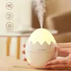 1 humidificateur d'air en coquille d'oeuf, instrument de réapprovisionnement en eau domestique, mini pulvérisateur USB pour chambre à coucher, veilleuse d'aromathérapie à grand volume de brouillard