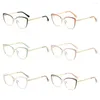 Güneş Gözleri Göz Koruması Anti-mavimsi hafif gözlükler vintage ultralight metal çerçeve gözlük Mavi Ray Bloking Yuvarlak Gözlükler Ofisi