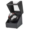 Titta på Winders 2 Titta på Winders för automatiska klockor USB Power Används globalt Mute Mabuchi Motor Mechanical Watch Rotate Stand Box Carbon Fiber 230728