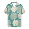 Camisas casuais masculinas Tropical Folha de bananeira Padrão Festivo Carnaval Manga curta Verão Masculino Havaiano Praia Aloha Múltiplas Escolhas