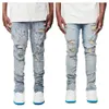Мужские джинсы модные джинсы для мужчин модные стройные краски для джинсовых брюк улицы хипстерские брюки мужская одежда xsxl 230729