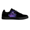 Пользовательские узоры DIY обувь Mens Womens Black Founal Founal Crow Head Head School School Sports Trainers Sneakers 36-48