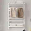 Porte-serviettes électrique intelligent pour salle de bains domestique bain de séchage en Fiber de carbone chauffage à température constante dans