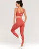 "Women's 3 -Piece Sports Set: Hooded Long Sleeve Jacket, Legging och BH For Fitness, Running and Leisure - Fall Collection"