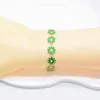 Bracelets de charme Bracelet de fleurs de marguerite plaquées en acier inoxydable romantique Bracelet pour femmes pour femmes Gircle Boho Boho Summer Bijoux Accessoires