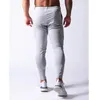 Men's Pants Spring And Autumn Breathable Leisure Slim Navy Blue Fitness Cotton Zipper Pocket Gym Sports