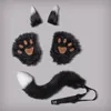 Headwear Hair Accessories Costory Set Ears Tail Paw Gloves Animal Fancy Kit For Adults Halloween Cosplay Costumes 230729