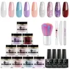 Nail Glitter Mtssii Dipping Powder Set Nail Glitter Dipping System Nail Kit für Maniküre natürlich trocken ohne Lampe Cure Nail Art Dekoration 230729