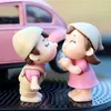 Interior Decorations Cute Car Ornament Auto Decoration Dashboard Center Console Model Toy Couple Birthday Gift Bling Accessories266B