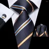 Bow Gine Hi-Tie Designer 2023 Navy Blue Orange Plished галстук для мужчин.