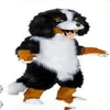 2018 Design Custom White Black Sheep Dog Mascot Costume Tecknad karaktär Fancy Dress for Party Supply Adult Size227Q