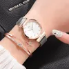 Montres-bracelets 2 pièces ensemble femmes luxe robe Bracelet Quartz horloge aimant montre mode dames sport poignet pour cadeau