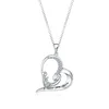 Chains BONISKISS Arrival 925 Sterling Silver Pendant Necklace I Love You Mom Mother Day Gift