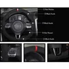 غطاء عجلة قيادة من جلد الغزال الأسود لفولكس واجن جولف 6 GTI MK6 VW Polo GTI Scirocco R Passat CC R-Line 20103439