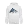 Sweat à capuche à manches longues pour homme et femme, sweat-shirt du parc national de Yosemite, des montagnes Low Poly, Harajuku, vêtements Cool, hiver et automne, 2023