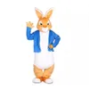 Costume della mascotte del coniglietto di coniglietto di Pasqua per adulto da indossare per il costume di carnevale Festa di carnevale Costume241y