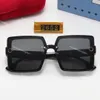 Occhiali da sole firmati da uomo lunette occhiali da sole firmati Occhiali da sole con lenti a fiori con lettera Occhiali da sole da viaggio unisex Occhiali da sole alla moda da spiaggia grigio nero con custodia