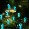 Oggetti decorativi Figurine Albero luminoso Spiriti Micro Paesaggio Figura Ornamento Esterno Incandescente Statua in miniatura Mini accessori da giardino in vaso 230728