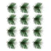 Decorative Flowers Fake Pine Tree Christmas Crafts Picks Xmas Branches Decor Artificial Outdoor Plants