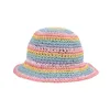 Berets Summer Cap For Women Bucket Hats Women's The Sun Seaside Vacation Foldable Breathable Paper Straw Hat