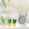 Decoratieve Bloemen Tafelblad Decor Kleine Auto Interieur Ornamenten Miniatuur Cactus Beeldjes Kleine Glazen Tafelblad Decoratie