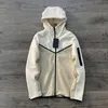 2023 Polar Erkek Kapşonlu Ceket Tasarımcı Kadın Tech Zip Fafa Spor Moda Ceketleri İlkbahar ve Sonbahar Erkek Dış Giyim Paltoları
