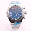 トップストアJason007 Watches Men Black Dial SS Watch Avenger Seawolf Chronograph Quartzバッテリースポーツメンズドレス腕時計241l