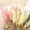 Decorative Flowers 2023 6pcs Artificial Foam Flower Small PE Lavender Bouquet Fake Plant Table Wedding Home Decoration Accessories
