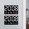 Wall Clocks Digital Alarm Clock 4 Level Adjustable Brightness Hanging LED Calendar For El Beside Classroom Hall Bedroom