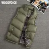 Mannen Vesten Vest Mannen Stijlvolle Herfst Winter Warm Mouwloos Vest Jas Mannen Slim Fit Vest Casual Jassen Heren Vest West Mannen 88 230728