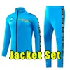 Barnbarn 22 23 Napoli Soccer Tracksuits Osimhen Insigne 2023 Neapel Maglia Mertens Verdi Milik Men Tracksuit Hoodies Jacka Lång ärm Byxor