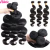 Lace Wigs Body Wave Human Hair Bundles 18 20 22 Inches 1 3 4 Malaysia Unprocessed Natural Color 230728