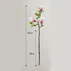 Fiori decorativi Un senso di maestria Bract Bearing Simulation White Magnolia Flower Home Soggiorno Tavolo da pranzo Decorazione di nozze