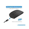 Mice Tablet Laptop Wireless Mouse Rgb Rechargeable Peripheral With Bluetooth Mute Led For Pc Games Ergonomic Drop Delivery Computers N Dhzty