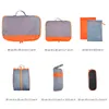 Zestawy toaletowe 7PCS Przenośne torby do przechowywania turage Buty Organizator kosmetyczny zestaw bagażowy Zestaw bagażowy Zapasy 230728