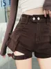 Women's Jeans American Retro Tooling Denim Shorts Sexy Clothing Summer 2023 Nniche Design Sense Large Pocket Casual Tide