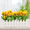 Fleurs décoratives Décorations pour la maison Artificielle Faux en pot SunDecorations Pour Plantsations Maisons Bonsai Décoration Faux