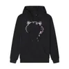 Höst- och vinter Nya högkvalitativa män och kvinnors broderi logotyp hoodie rund hals tröja casual modemärke bomullsdesigner hoodie m-xxl