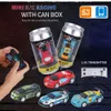 ElectricRC Car 1 58 Télécommande MINI Voiture RC à piles Voiture de course Boîtes en PVC Pack Machine DriftBuggy Bluetooth Radio Controlled Toy Kid 230729