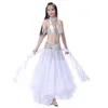 Stage Wear Chiffon Double High Slits Oriental Belly Dance Skirts For WomenBellydance Costume Accessoires Skirt (Without Belt)