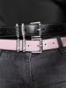French Vine Scroll Belt Women's Cowhide Modieuze INS American Retro Fashion Charm Accessoires