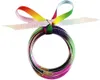 Bangle Lightweight Colorful Glitter Filled Jelly Bracelets Bangles Stackable Silicone Bowknot Set Cute Sparkling Jewelry