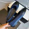 Marque Ballet Flat Chaussures en cuir véritable Designer Chaussures décontractées pour femmes Flats Designer Wedding